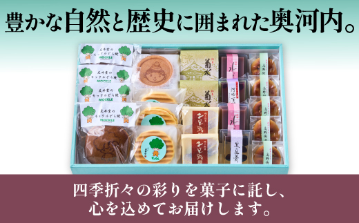 和菓子詰めあわせ Aセット　21個入 送料無料 どら焼き どらやき 煎餅 せんべい お煎餅 最中 もなか 羊羹ようか ん水羊羹 水ようかん 送料無料