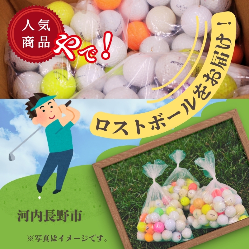 ロストボール 大容量　150球 ゴルフボール 中古 50球×3袋 訳あり 練習用 球数重視 傷あり マーカー混在 安価で練習したい方におすすめ 送料無料 ゴルフ初心者 ゴルフボール ゴルフ練習 タイトリスト ブリヂストン スリクソン HONMA テーラーメイド