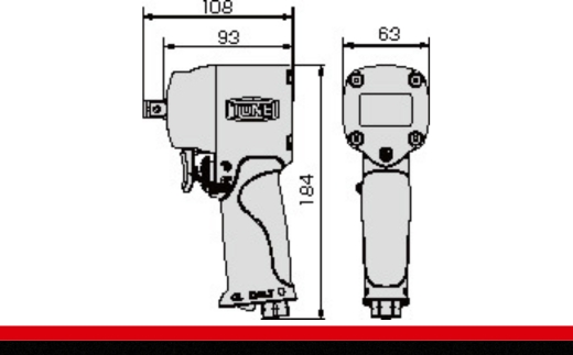 TONE トネ エアーインパクトレンチ AI4201　工具　TONE　トネ 15001-30025173｜工具 整備士 自動車 バイク DIY 日本製 メンテナンス