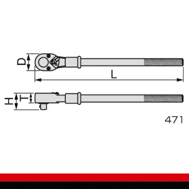 ラチェットハンドル 471　工具　TONE　トネ 15001-30025245