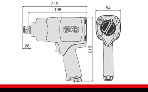エアーインパクトレンチ AI6300　工具　TONE　トネ 15001-30025314