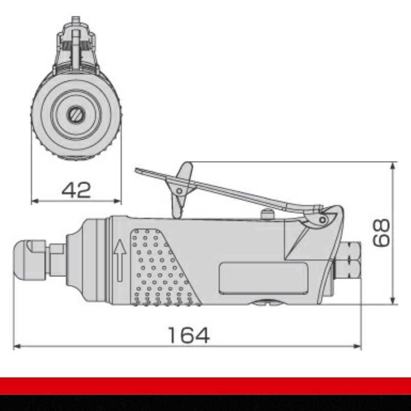 TONE トネ エアーグラインダー AGR01　工具　TONE　トネ 15001-30025315｜ 工具 整備士 自動車 バイク DIY 日本製 メンテナンス
