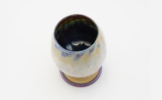 Ceramica Stripes Tulip セラミカストライプチューリップ（ハレの日のグラス）＜カラー：青＞