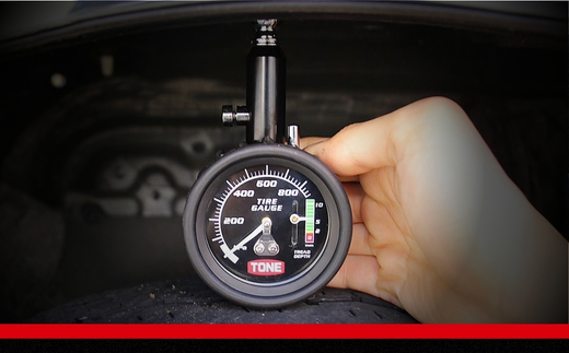 TONE トネ エアゲージ（タイヤ溝測定機能付）( A-AGM04 ) 15001-40001380｜工具 整備士 自動車 バイク DIY 日本製 メンテナンス