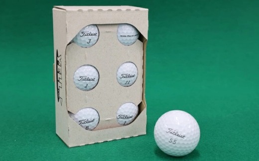 【ご注文から3ケ月以内の発送となります】最高級・高品質ロストボール　6個×２【タイトリスト　PRO V1 白】他ブランドあり 最高級・高品質ロストボール　6個×2 ゴルフ ロストボールセット ｜練習用 ゴルフボール ブランド 12球 中古球 初心者向け