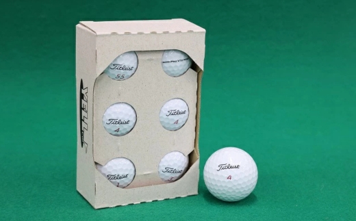 【ご注文から3ケ月以内の発送となります】最高級・高品質ロストボール　6個×2　【タイトリスト　PRO V1 X 白】他ブランドあり 最高級・高品質ロストボール　6個×2 ゴルフ ロストボールセット ｜練習用 ゴルフボール ブランド 12球 中古球 初心者向け
