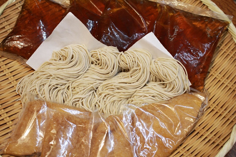 生蕎麦＋温かけ汁＋味付きおあげさん各5人前＜麺坊蕎麦博の自信作＞　※年越しそばではありません。お申し込み後、順次発送いたします。お届け前のご連絡はいたしませんので、ご注意ください※そば 送料無料