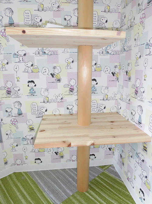 オリジナル　ペット用らせん階段