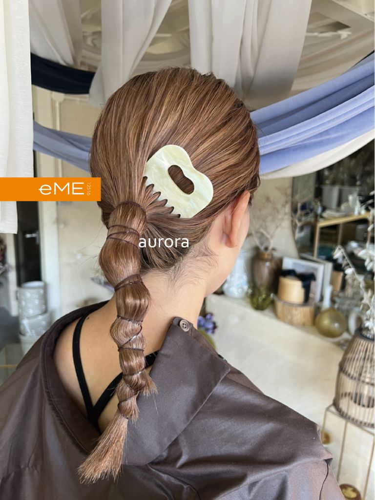 アクリル製 ヘアコーム aurora（オーロラ） ヘアアクセサリー eME　tayu