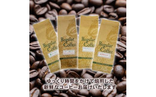 定期便 3ヶ月 コーヒー 粉 計800g(200g×4袋) ロイヤル ブレンド マウンテン ブレンド 今月の スペシャルティ 珈琲 季節の珈琲 詰め合わせ セット コーヒー豆 コーヒー粉 ドリップ レギュラー 自家 焙煎 煎りたて 挽きたて サン珈琲 大阪府 松原市