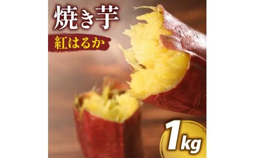 冷凍 紅はるか つぼ焼き芋 1kg 約 4個 真空パック 入り 熟成 壺焼き さつまいも 個包装 自然解凍 芋 簡単調理 アイス 芋 デザート 大阪府 松原市 