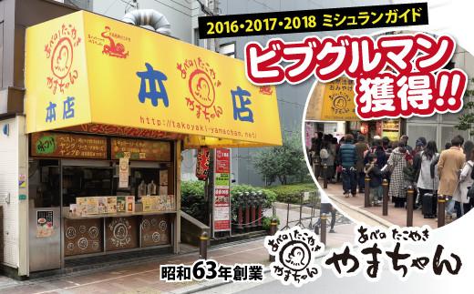  ふるさと納税限定 タコパセットA 創業昭和63年 ミシュラン 3年連続掲載 本場大阪 老舗たこ焼き店 あべのたこやき やまちゃん 大阪府 松原市  