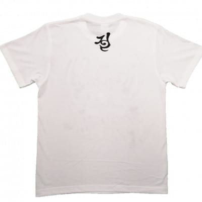 手描きTシャツ 仏画 弁財天 白 (半袖 Mサイズ)【1615615】