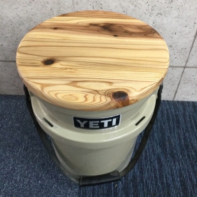 アメリカのアウトドアブランド　YETI(イエティ)　 ロードアウト5ガロンバケツ用　木製天板【1500549】