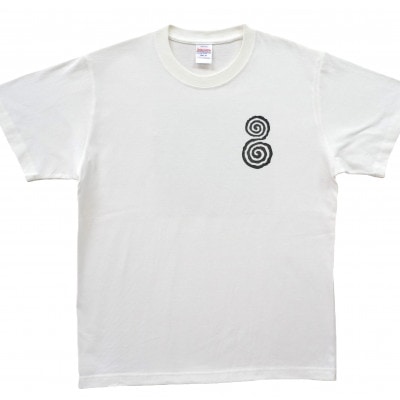 Tシャツ ふとまに 太占 麻炭 白 (半袖 Mサイズ)【1619668】