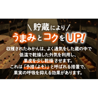 四季盛農園の本貯蔵 蔵出しみかん5Kg　【1月中旬頃から順次発送】【1581525】