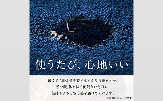 泉州タオル【日本製】ホテルスタイル ミニバスタオル　スカイブルー 2枚セット【1724684】
