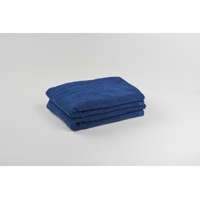 ●【日本製】ホテルスタイル ミニバスタオル　クラシックブルー 2枚セット【1724711】