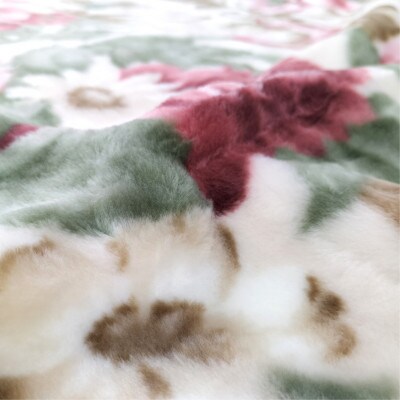 【ダブルサイズ】洗える やわらか軽量アクリル毛布 ピンク1枚　MO-6011-PI【1507147】