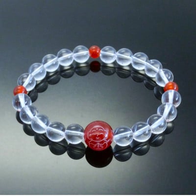 お地蔵様の御利益ブレス  赤めのう【1565429】