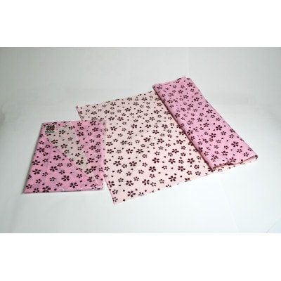 和泉木綿手ぬぐい(桜ちらし模様:桜色 )【1497416】