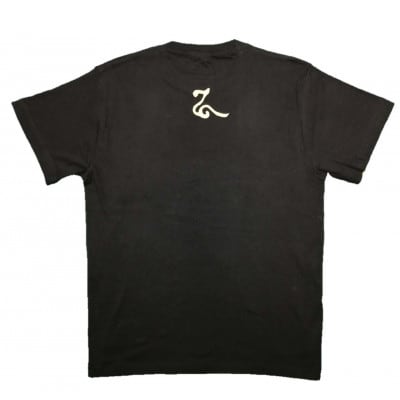 手描きTシャツ 仏画 六地蔵 黒 (半袖 Sサイズ)【1615571】