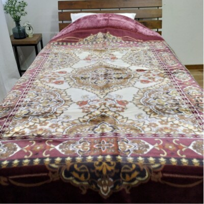 【シングルサイズ】贅沢カシミヤウール混わた入り嵩高毛布 ピンク1枚 CAK-162-PI【1506833】