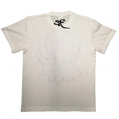 手描きTシャツ 仏画 薬師如来 白 (半袖 Sサイズ)【1615651】
