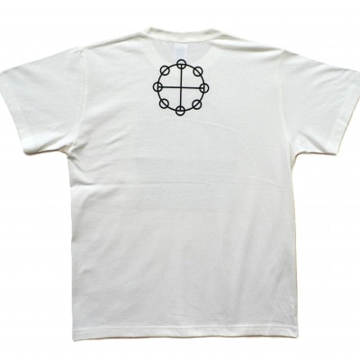 Tシャツ カタカムナ 麻炭 白 (半袖 Mサイズ)【1619675】