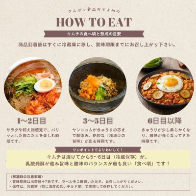 オイキムチ(350g)きゅうりキムチ　専用パック　慶尚北道英陽産の唐辛子使用!自家製ヤンニョム　漬物【配送不可地域：離島】【1718990】