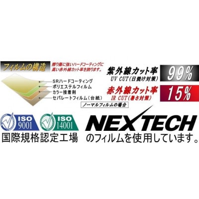 リア (s) ブーン M700系 (5%) カット済み カーフィルム シルクにも適合 M700S【1715955】