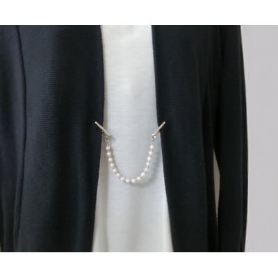 あこや本真珠のカーディガンクリップ【配送不可地域：沖縄県】【1215048】