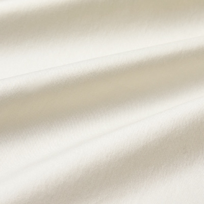 【セミダブル】45cm巾プレミアムボックスシーツ(マットレスカバー)色:パールホワイト　抗菌防臭加工【1210845】