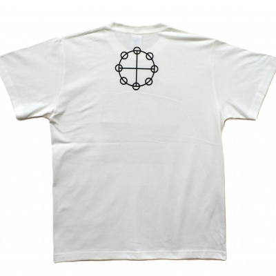Tシャツ カタカムナ 麻炭 白 (半袖 Lサイズ)【1619676】