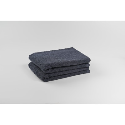 ●【日本製】ホテルスタイル ミニバスタオル　チャコールグレー 2枚セット【1724703】