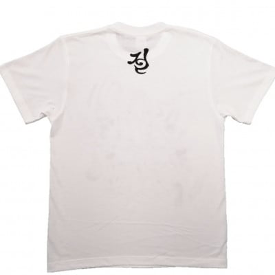 手描きTシャツ 仏画 弁財天 白 (半袖 XLサイズ)【1615629】