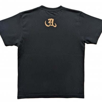 手描きTシャツ 仏画 大日如来 金剛界 黒 (半袖 Lサイズ)【1662862】