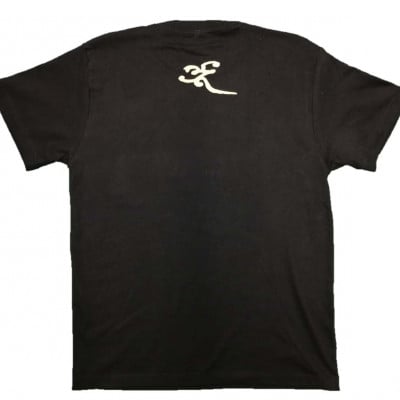 手描きTシャツ 仏画 薬師如来 黒 (半袖 Mサイズ)【1615667】