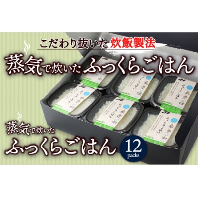 蒸気で炊いたふっくらごはん 12個セット【配送不可地域：離島】【1373731】