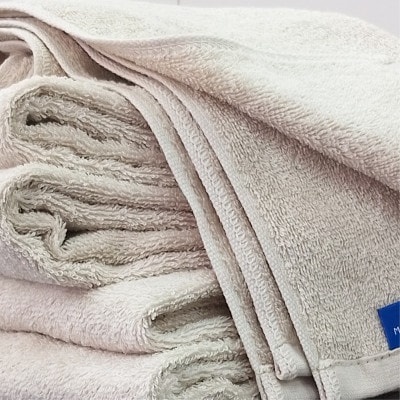 【フェイス2枚・バス1枚】『非ふわふわ派』のための瞬間吸水タオルセット(アイボリー)【1726197】