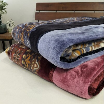 【シングルサイズ】吸湿発熱シルキータッチ2枚合わせ毛布 ピンク1枚 YO-4800-PI【1433608】