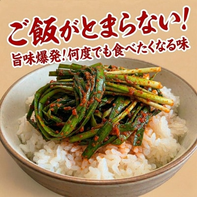 本場の熟練シェフが作る自家製ニラキムチ2束　無添加　韓国料理Rhami【配送不可地域：離島】【1730254】
