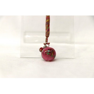 大阪の伝統工芸品「和泉蜻蛉玉(R)」根付ストラップ【1678993】