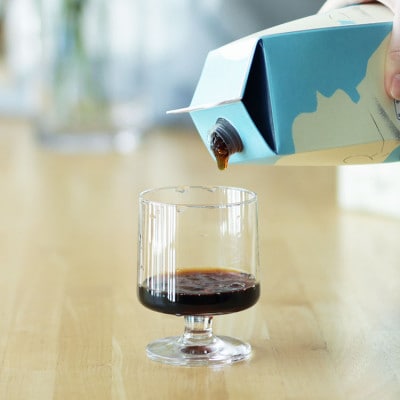 クラッシュドデカフェゼリーとデカフェオレベース【加糖】2本セット 自家焙煎 カフェインレス 季節限定【1648927】