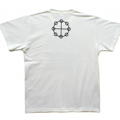 Tシャツ カタカムナ 麻炭 白 (半袖 Sサイズ)【1619674】
