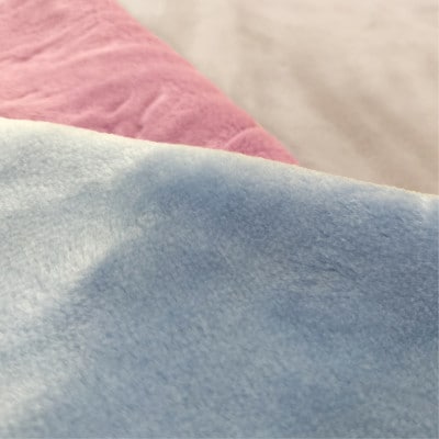 【シングルサイズ】洗える やわらか軽量アクリル毛布ピンク1枚　MO-321-PI【1506980】