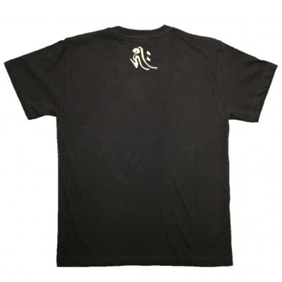 手描きTシャツ 仏画 阿弥陀如来 黒 (半袖 Sサイズ)【1615551】