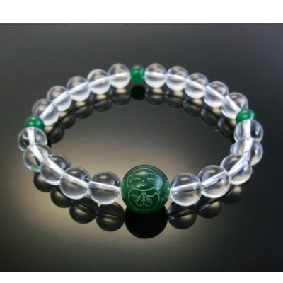 お地蔵様の御利益ブレス 緑めのう【1565430】