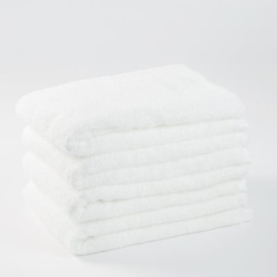 ●★【日本製】ホテルスタイル バスタオル　ホワイト4枚セット【1725486】