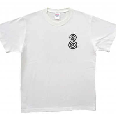 Tシャツ ふとまに 太占 麻炭 白 (半袖 Sサイズ)【1619666】